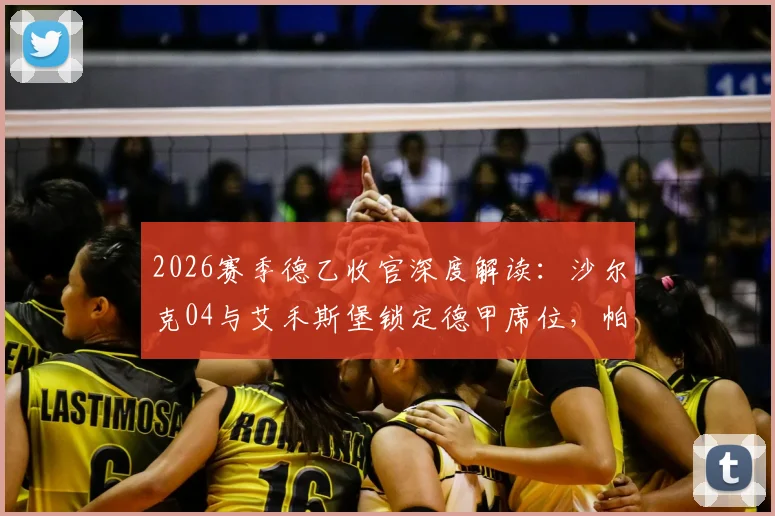 2026赛季德乙收官深度解读：沙尔克04与艾禾斯堡锁定德甲席位，帕德博恩附加赛前景全分析，附完整积分榜关键数据